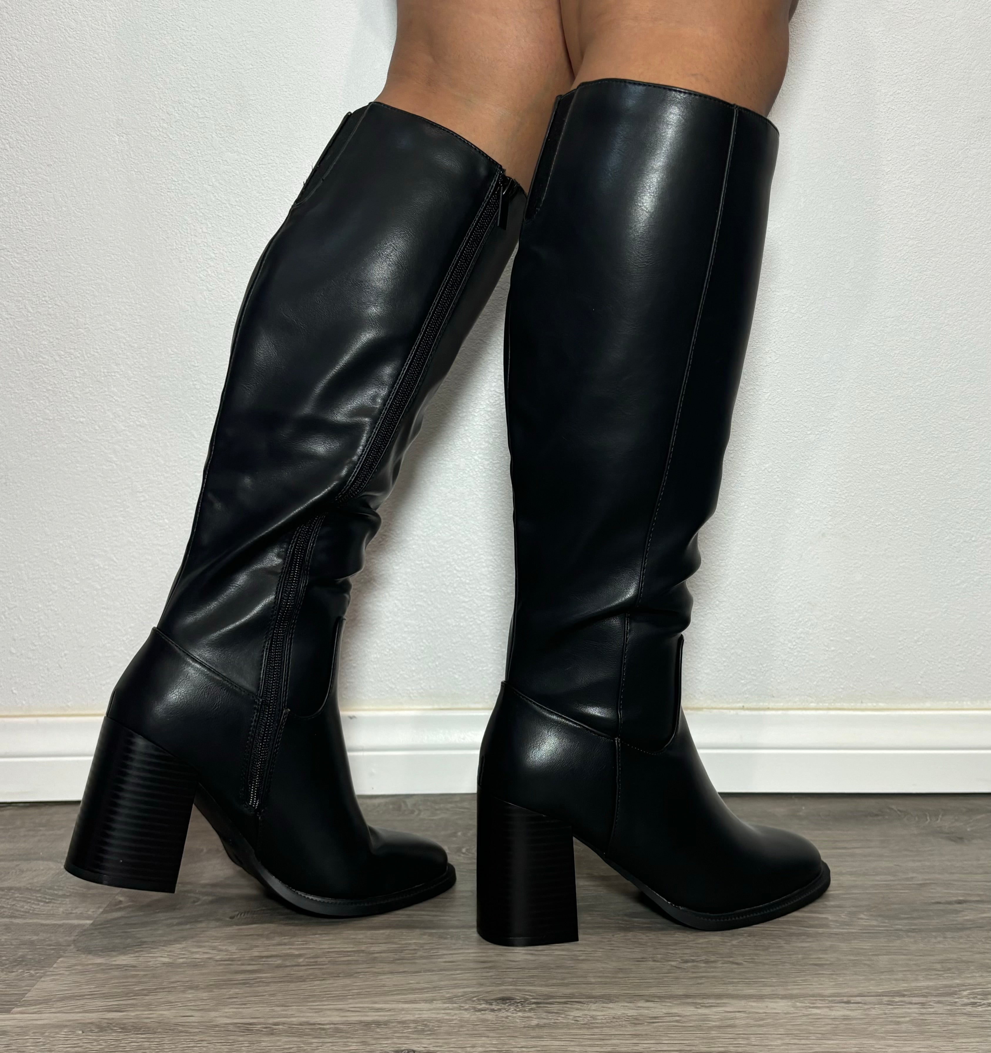 Cami Knee High Boot Black