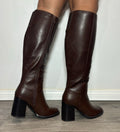 Cami Knee High Boot Brown