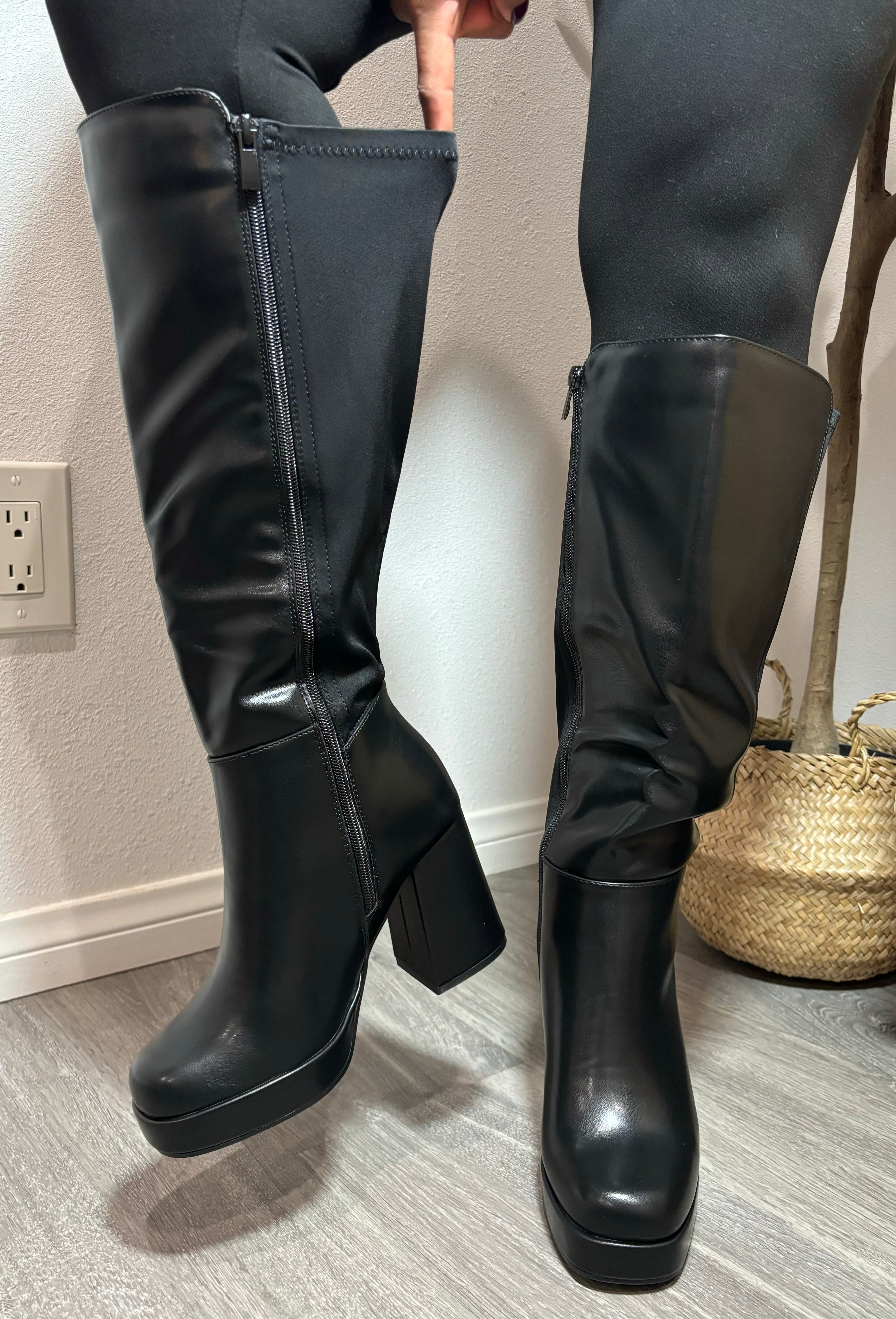 Ava (Wide Calf) Knee High Boot