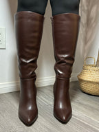 Brazil Knee High Boot Brown