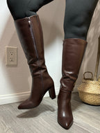 Brazil Knee High Boot Brown