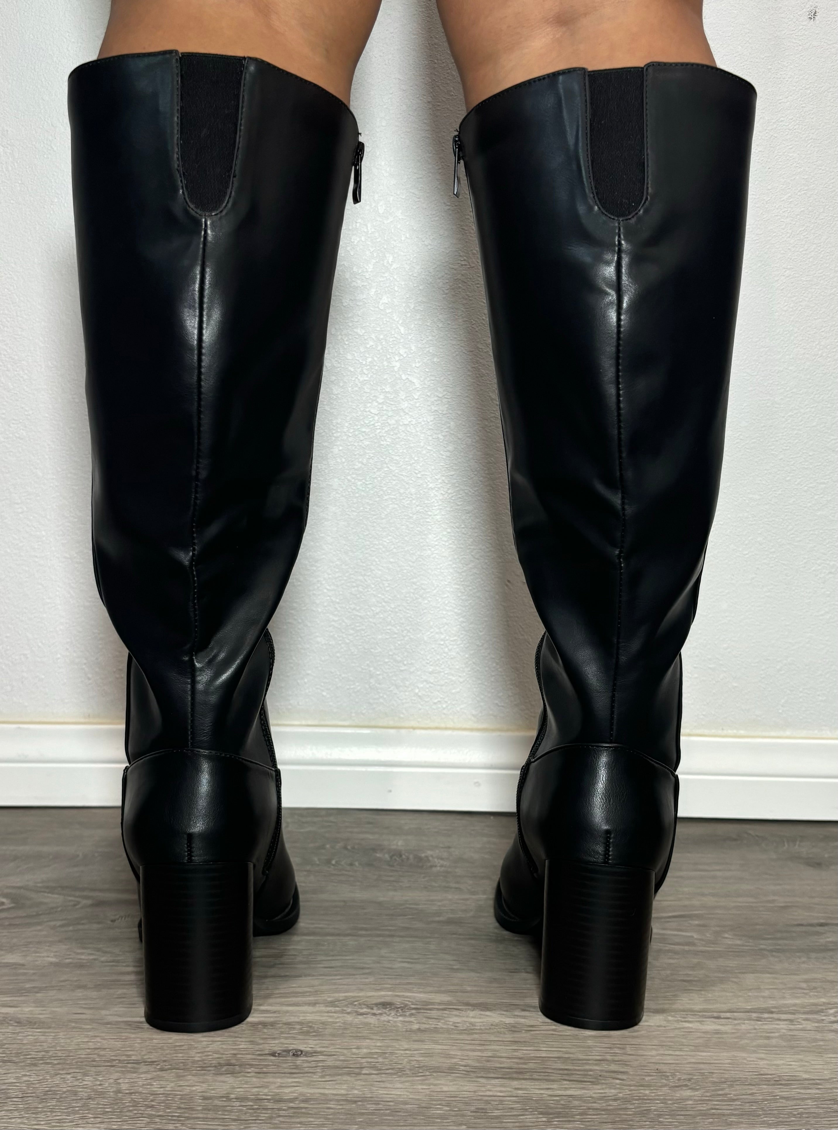 Cami Knee High Boot Black