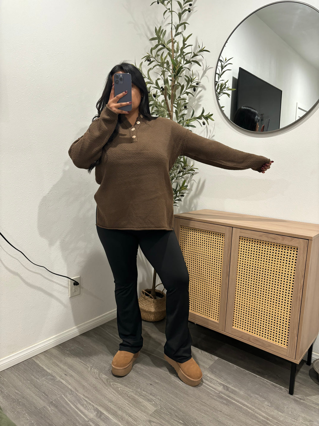 Ellie Henley Sweater Brown