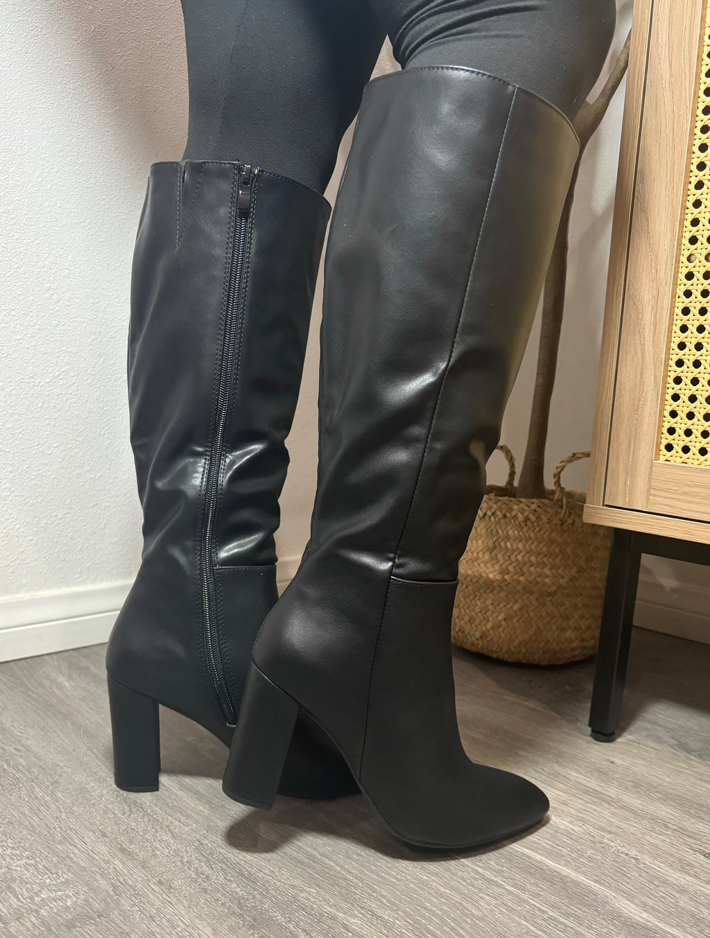 Brazil (Wide Calf) Knee High Boot Black